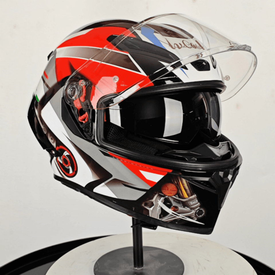 113 Dual Lens Helmet Motorcycle