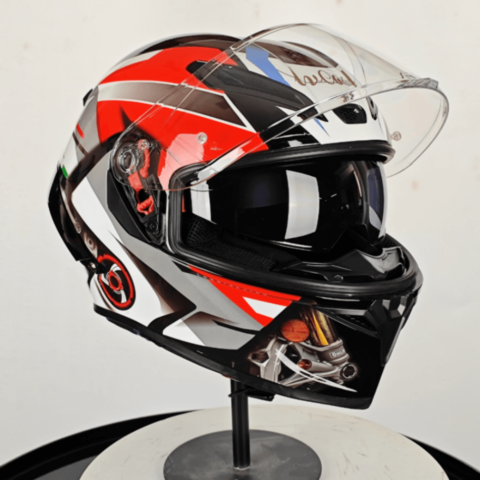 113 Dual Lens Helmet Motorcycle