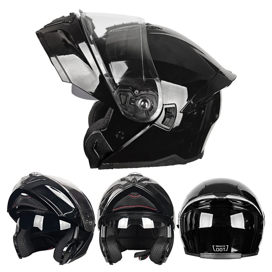 LV115 Dual Visors Flip Up Helmet Motobike